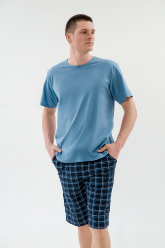 Пижама мужская с шортами 000005433
