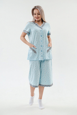 Пижама женская с бриджами 000005443