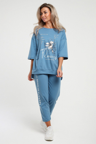 Костюм женский с брюками 000007397