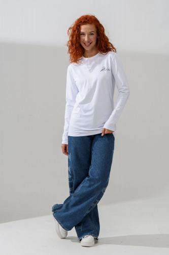 Лонгслив с принтом унисекс 000008014