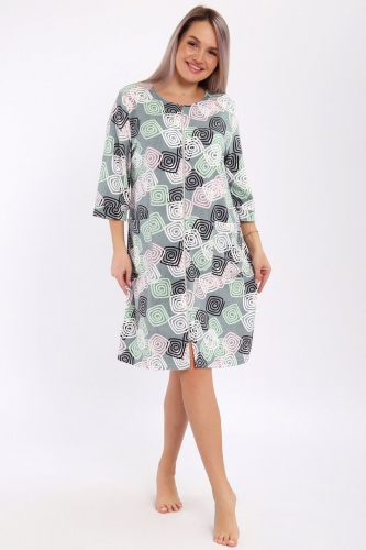 Халат махровый на молнии 000008319