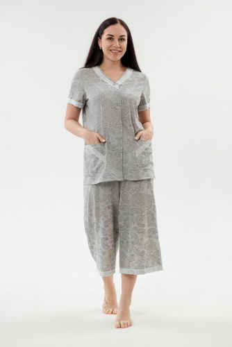 Пижама женская с бриджами 000005447