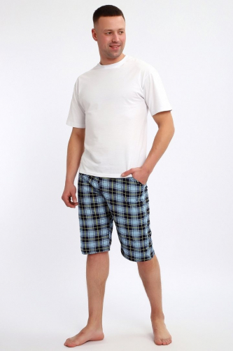 Шорты мужские в клетку 000008413