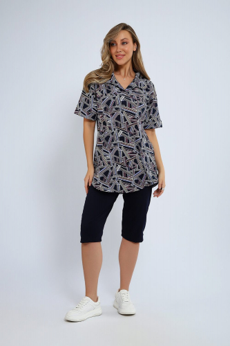 Костюм трикотажный с бриджами 000007837