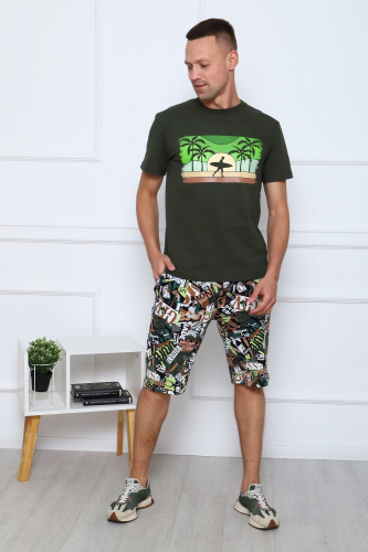 Костюм мужской с шортами 000005536