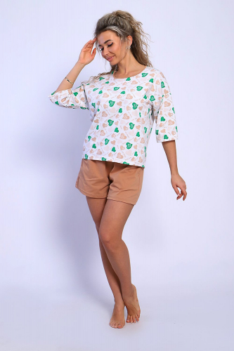 Пижама женская с шортами 000006832