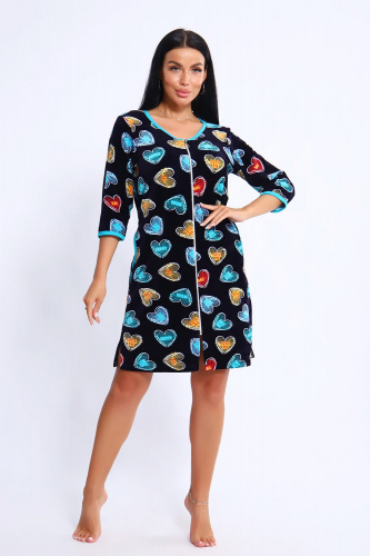 Халат женский велюровый 000006278