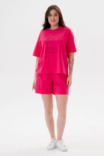 Пижама женская с шортами 000007527