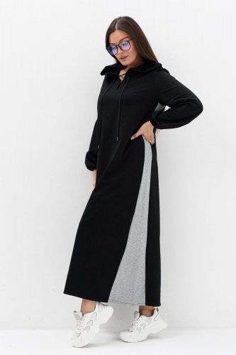 Платье женское с капюшоном 000006347