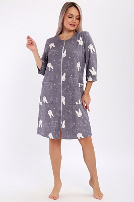 Халат махровый на молнии 000008318