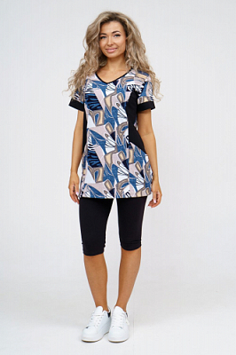 Костюм женский с бриджами 000007543