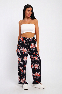 Брюки женские палаццо 000007602