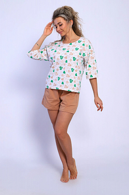 Пижама женская с шортами 000006832