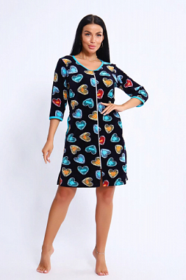 Халат женский велюровый 000006278