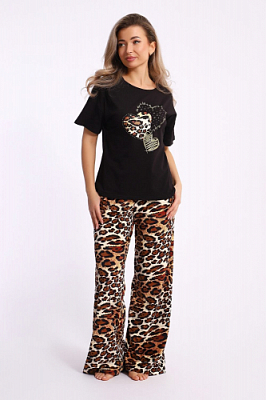 Костюм женский домашний с брюками 000007058