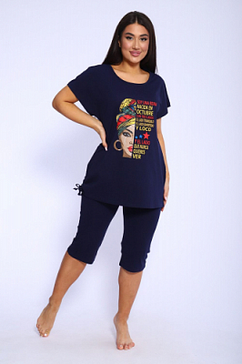 Костюм женский домашний с бриджами 000007204