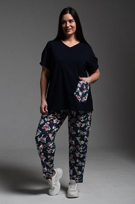 Костюм женский с брюками 000007075