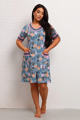 Халат женский домашний 000007597